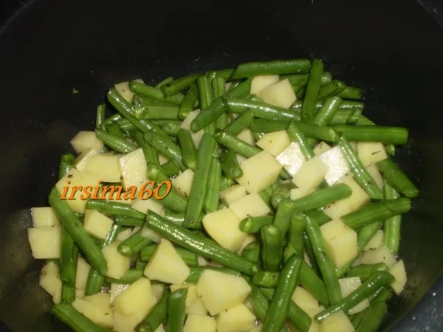 Bohnen, Kartoffeln und Speck - Rezept - Bild Nr. 4