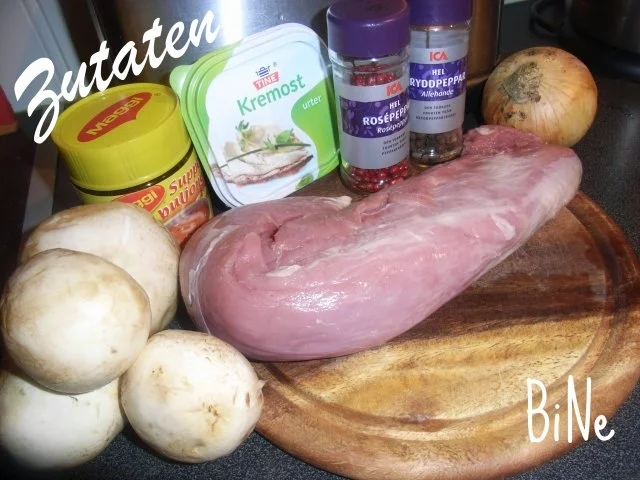 BiNe` S SCHWEINEMEDALLIONS IN PFEFFERRAHMSOSSE - Rezept - Bild Nr. 2