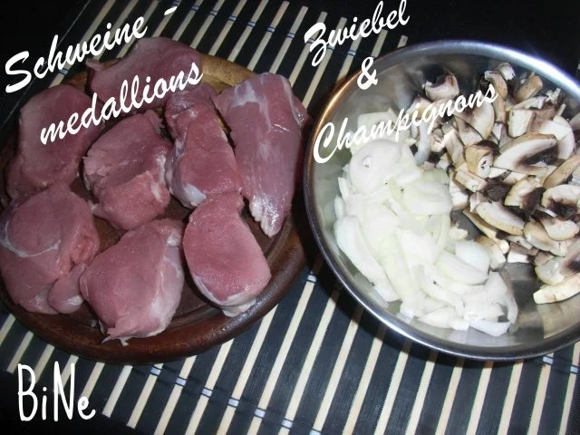 BiNe` S SCHWEINEMEDALLIONS IN PFEFFERRAHMSOSSE - Rezept - Bild Nr. 3