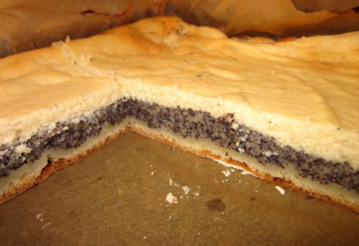 Bilder für Mohn-Quark-Kuchen vom Blech - Rezept