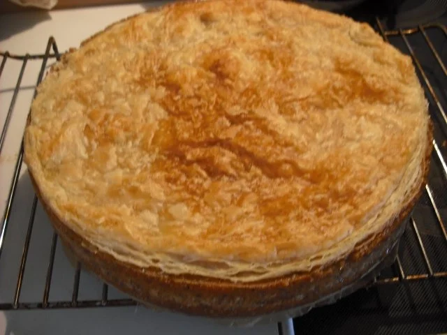 Apfel-Schmand-Kuchen mit Blätterteigdach - Rezept - Bild Nr. 15