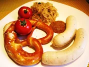 "Weißwurst mit Brezn" zu Mittag ... - Rezept