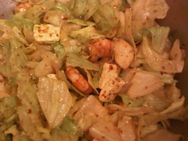 Fruchtig-pikanter Salat - Rezept