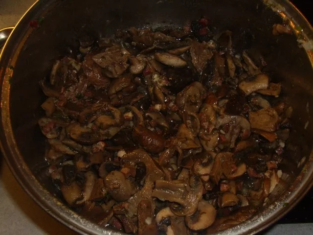 Rezept: Pilzragout auf Nudeln Bild Nr. 2 Pilzragout auf Nudeln - Rezept - Bild Nr. 2