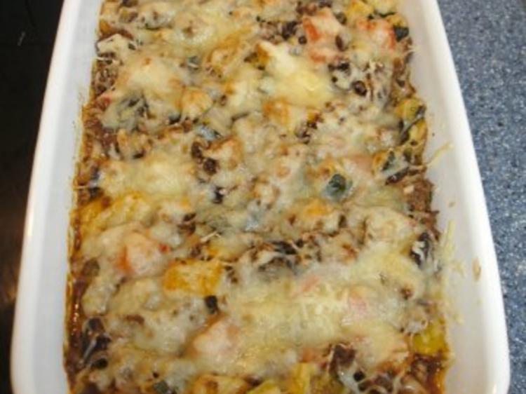 Ratatouille Auflauf mit Hackfleisch