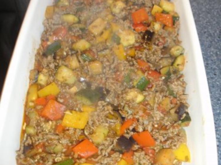 Ratatouille Auflauf mit Hackfleisch