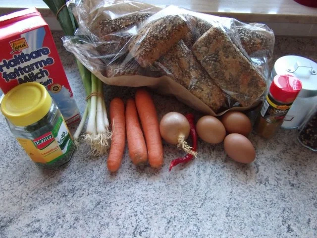 Vollkorn-Semmelknödel mit Gemüse Dieter´s Art - Rezept - Bild Nr. 2