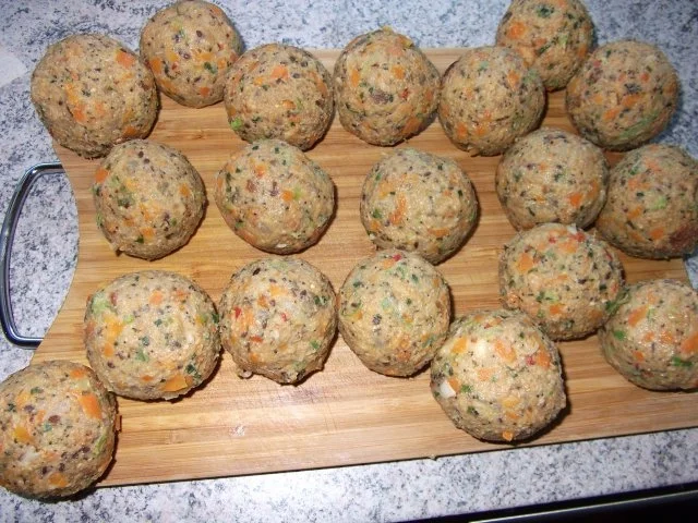 Vollkorn-Semmelknödel mit Gemüse Dieter´s Art - Rezept - Bild Nr. 13