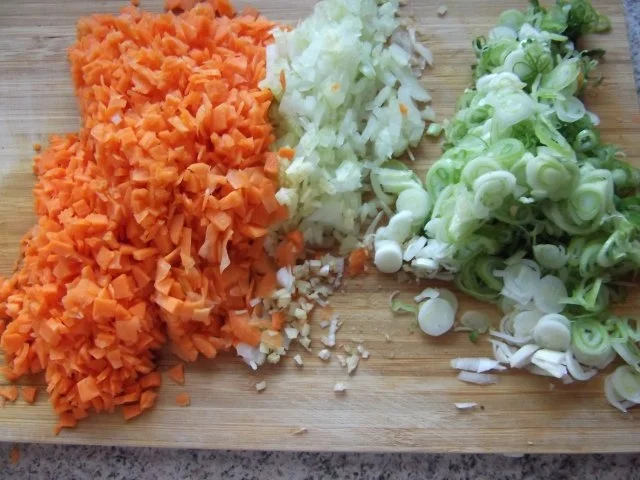 Vollkorn-Semmelknödel mit Gemüse Dieter´s Art - Rezept - Bild Nr. 6