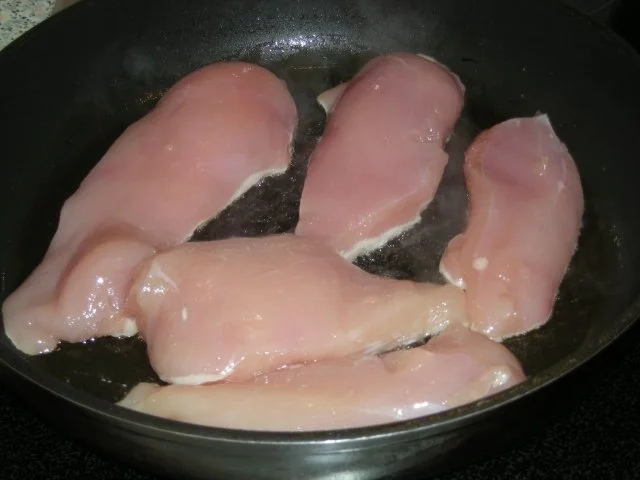 Hähnchenbrust mit Sauce .... zum Glück - Rezept - Bild Nr. 4