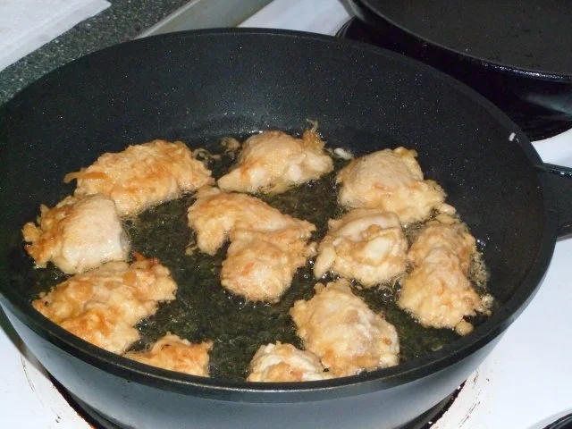 Hähnchenbrust süß - sauer in Honig und Sesam - Rezept - Bild Nr. 7