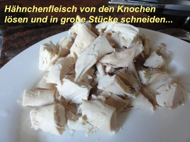 Suppe:     HÜHNERSUPPE mit Reis - Rezept - Bild Nr. 4