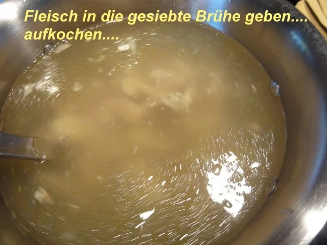 Suppe:     HÜHNERSUPPE mit Reis - Rezept - Bild Nr. 5