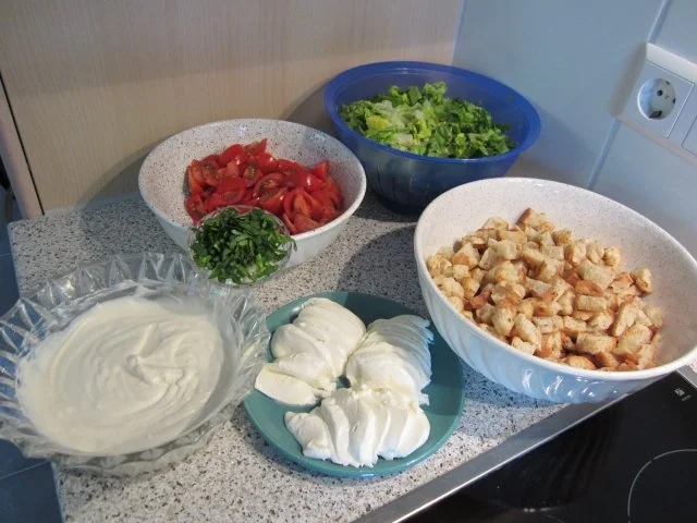 Rezept: Roma-Schichtsalat Bild Nr. 4 Roma-Schichtsalat - Rezept - Bild Nr. 4