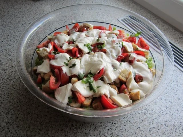 Rezept: Roma-Schichtsalat Bild Nr. 5 Roma-Schichtsalat - Rezept - Bild Nr. 5