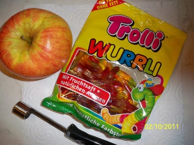 halloween: da ist der wurm drin - Rezept - Bild Nr. 2