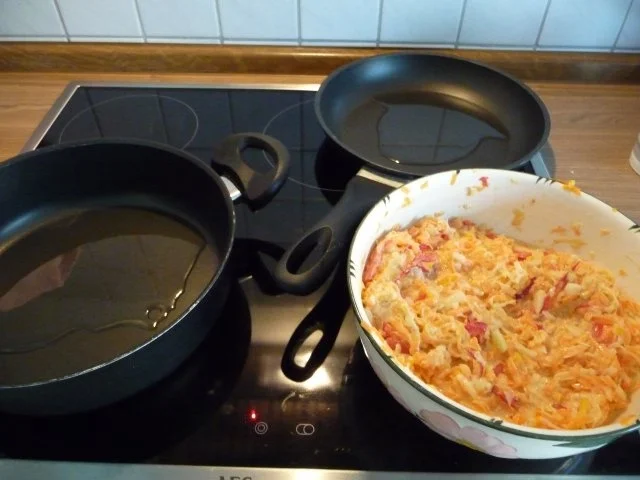 Gemüsepuffer mit Gurken-Quark-Joghurt-Dip - Rezept - Bild Nr. 5