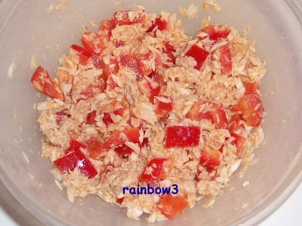 Salat: Thunfisch + Paprika, einfach - Rezept