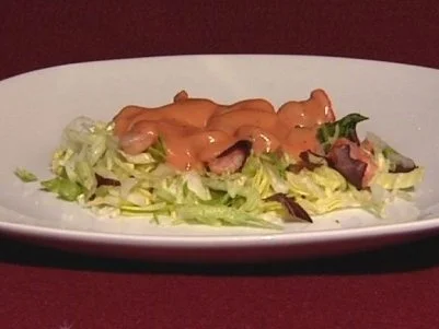 Cocktail Gamberini - Shrimpcocktail auf Salat mit selbstgebackenem Brot (Dave Kaufmann) - Rezept