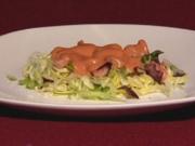 Cocktail Gamberini - Shrimpcocktail auf Salat mit selbstgebackenem Brot (Dave Kaufmann) - Rezept