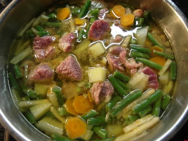 Rezept: Gemüse-Rindfleisch-Eintopf Gemüse-Rindfleisch-Eintopf - Rezept