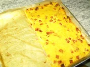 Rezept: Reibekuchen am Stรผck mit Kochschinken Reibekuchen am Stรผck mit Kochschinken - Rezept