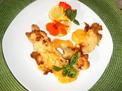 Rezept: Seelachsfilet mit Kokoskruste Seelachsfilet mit Kokoskruste - Rezept