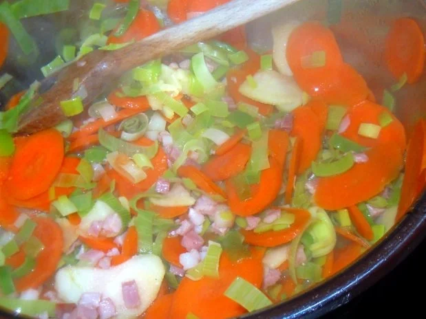 Porree-Möhren-Gemüse in Cidre - Rezept - Bild Nr. 8