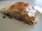 Prosciutto-Rucola-Mozzarella-Strudel - Rezept
