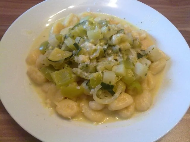 "Grüne" Gnocchi - Rezept
