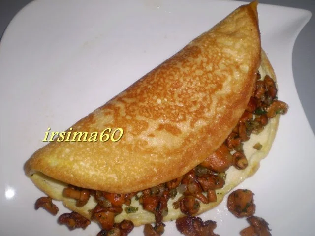 Rezept: Omelette mit Pfifferlingen Bild Nr. 2 Omelette mit Pfifferlingen - Rezept - Bild Nr. 2