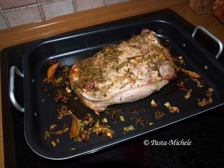 Lammkeule nach römischer Art mit Rosmarin - einfach - von pasta-michele