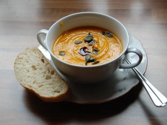 Hokkaido-Kürbis Suppe - Rezept - Bild Nr. 5