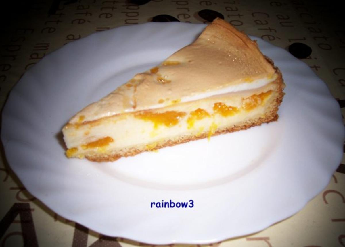 Backen: Quarktorte mit Mandarinen unter einer Baiserhaube - Rezept ...