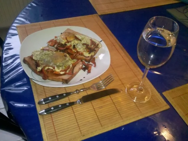 Rezept: Fleisch: Fleischkäse mit Spiegelei Bild Nr. 6 Fleisch: Fleischkäse mit Spiegelei - Rezept - Bild Nr. 6