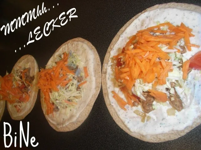 Rezept: BiNe` S KEBAB WRAP` S BiNe` S KEBAB WRAP` S - Rezept