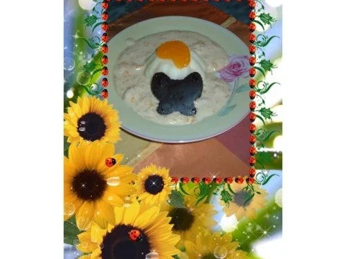 Dessert :  Sahnepudding mit Eierlikör - Mandarinen - Quarksoße - Rezept