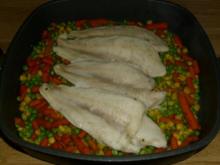 Gemüse-Fisch Pfanne - Rezept