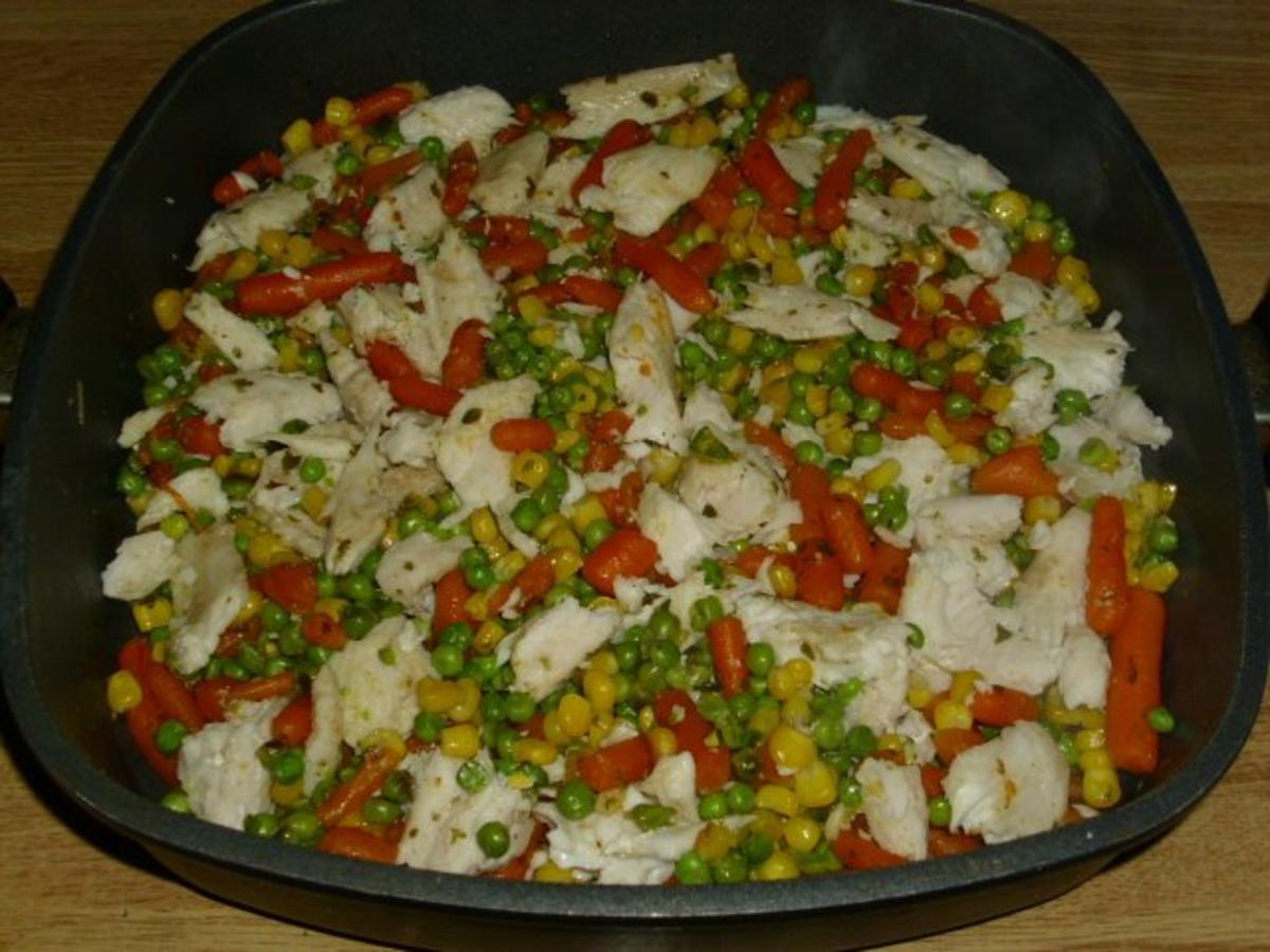 Gemüse-Fisch Pfanne - Rezept - Bild Nr. 2