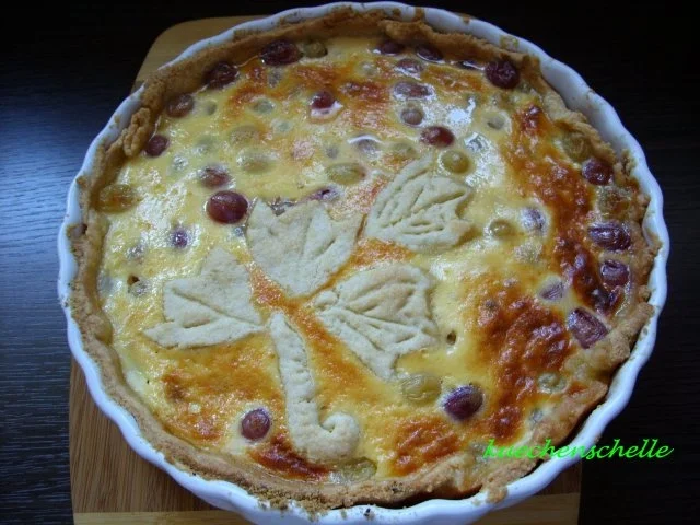 Rezept: Weintraubentarte Weintraubentarte - Rezept