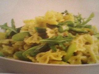 Mini Farfalle mit Spargel und Rucola Leckerrrrrrrrrrrrrr - Rezept