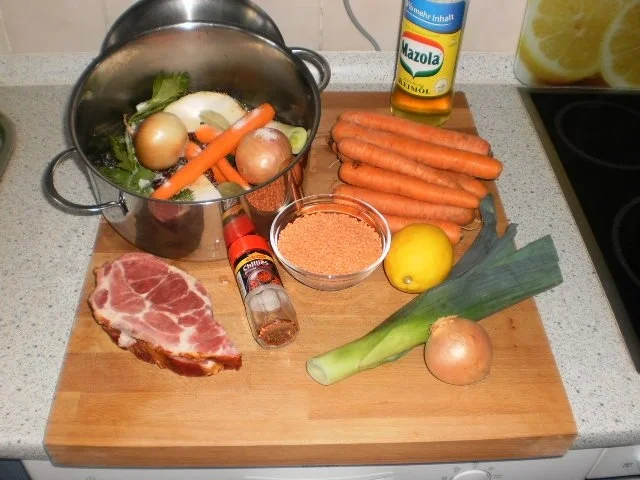 Rezept: Möhreneintopf mit Kassler Bild Nr. 2 Möhreneintopf mit Kassler - Rezept - Bild Nr. 2