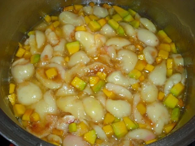 Rezept: Kürbis-Pfirsich-Marmelade Bild Nr. 2 Kürbis-Pfirsich-Marmelade - Rezept - Bild Nr. 2