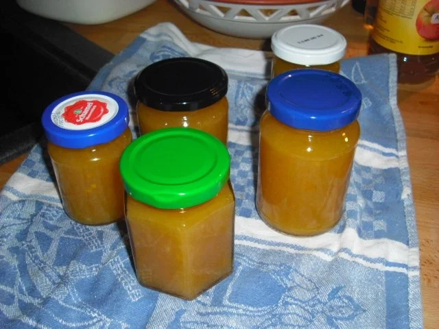 Rezept: Kürbis-Pfirsich-Marmelade Bild Nr. 3 Kürbis-Pfirsich-Marmelade - Rezept - Bild Nr. 3