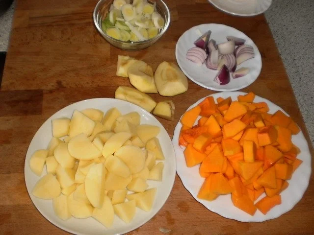 Kürbisgemüse zu Käse-Hüftsteaks - Rezept - Bild Nr. 4