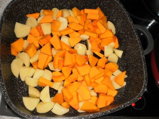 Kürbisgemüse zu Käse-Hüftsteaks - Rezept - Bild Nr. 5