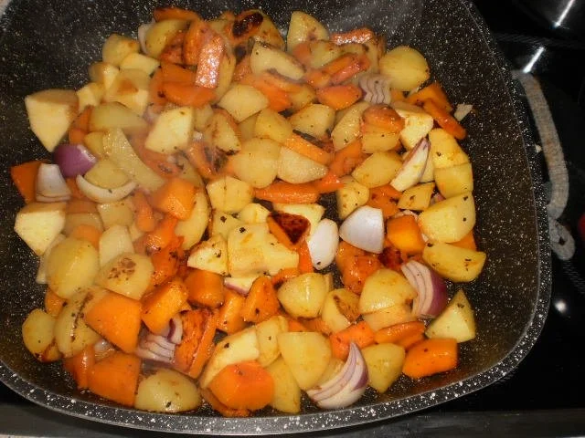 Kürbisgemüse zu Käse-Hüftsteaks - Rezept - Bild Nr. 6