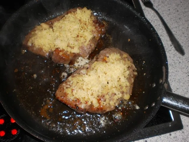 Kürbisgemüse zu Käse-Hüftsteaks - Rezept - Bild Nr. 9