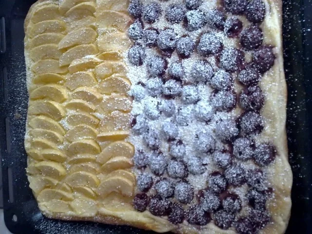 Rezept: Apfelkuchen mit Pudding Bild Nr. 3 Apfelkuchen mit Pudding - Rezept - Bild Nr. 3