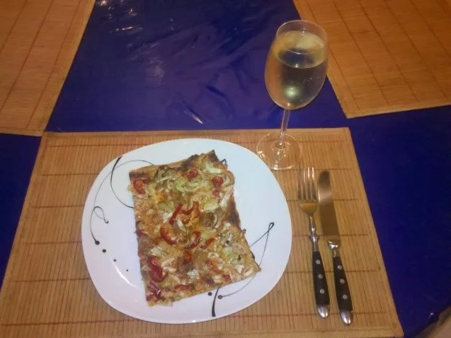 Rezept: Flammkuchen: Lauch-Thunfisch-Flammkuchen Flammkuchen: Lauch-Thunfisch-Flammkuchen - Rezept